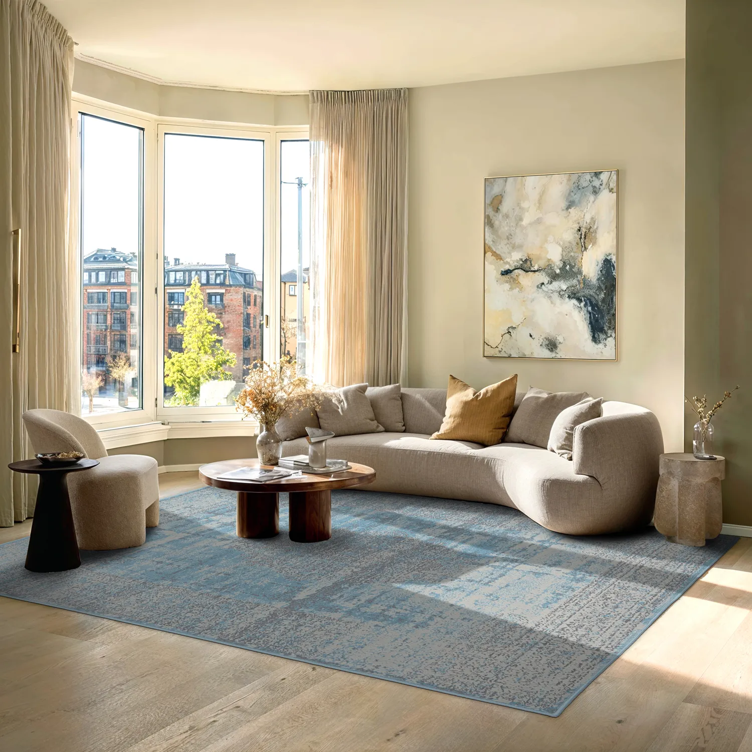 Alfombra Wilton - Peking Royal (turquesa)