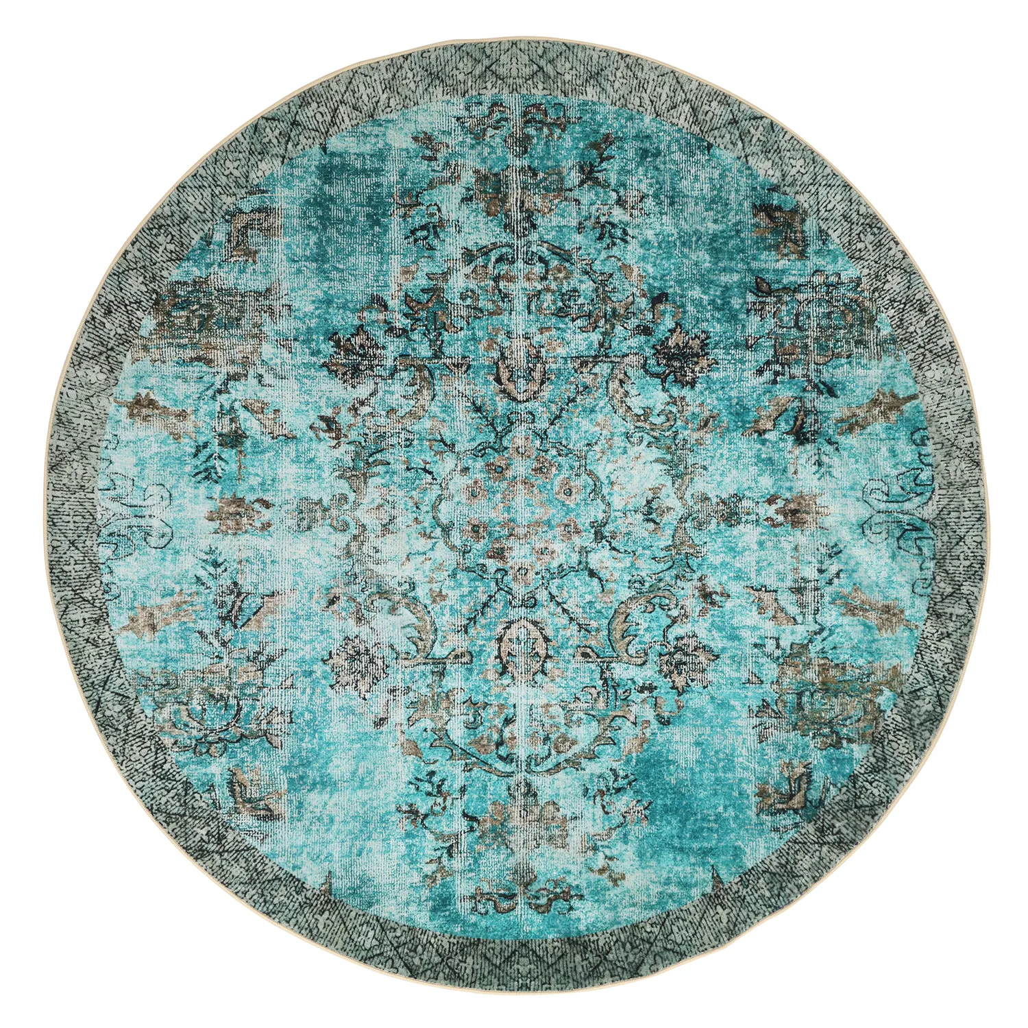Alfombras redondeadas - Rosalie (azul)