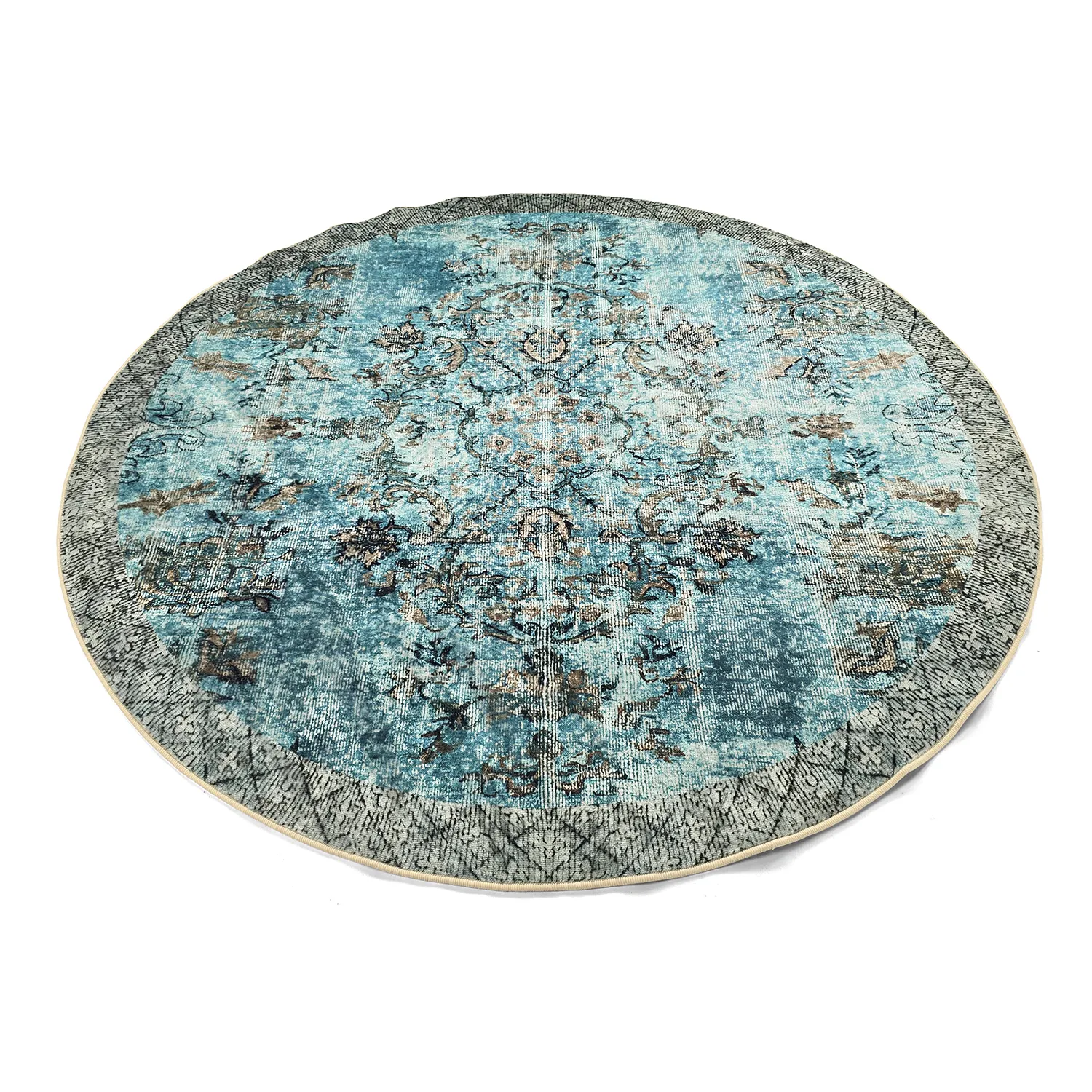 Alfombras redondeadas - Rosalie (azul)