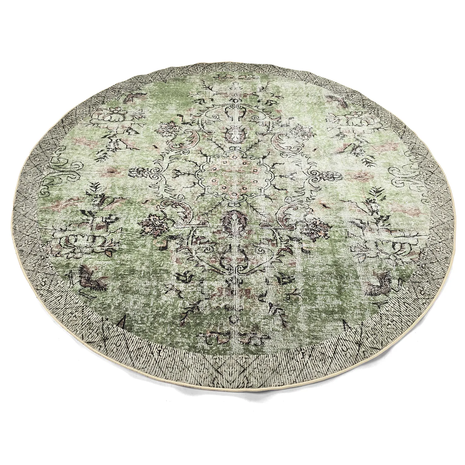 Alfombras redondeadas - Rosalie (verde)