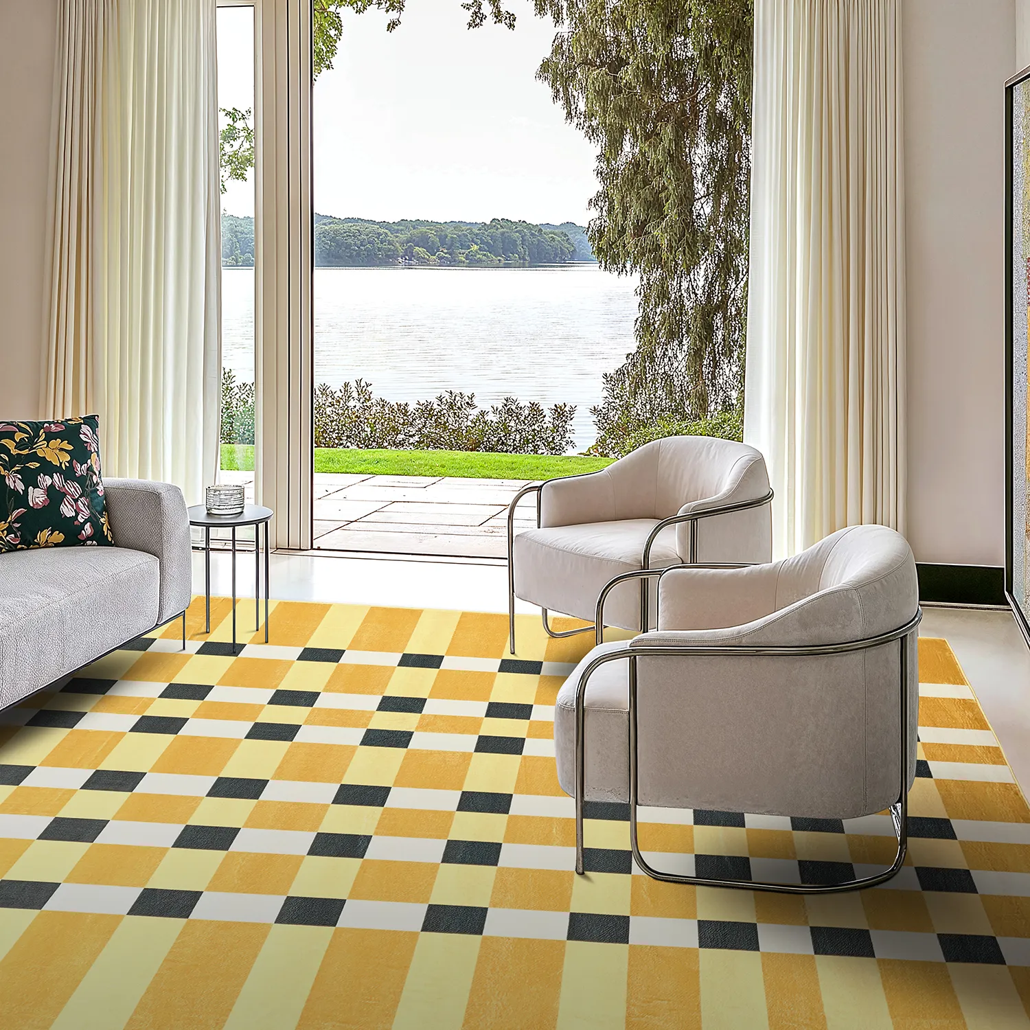 Alfombra Wilton - Sedona (amarillo/multicolor)