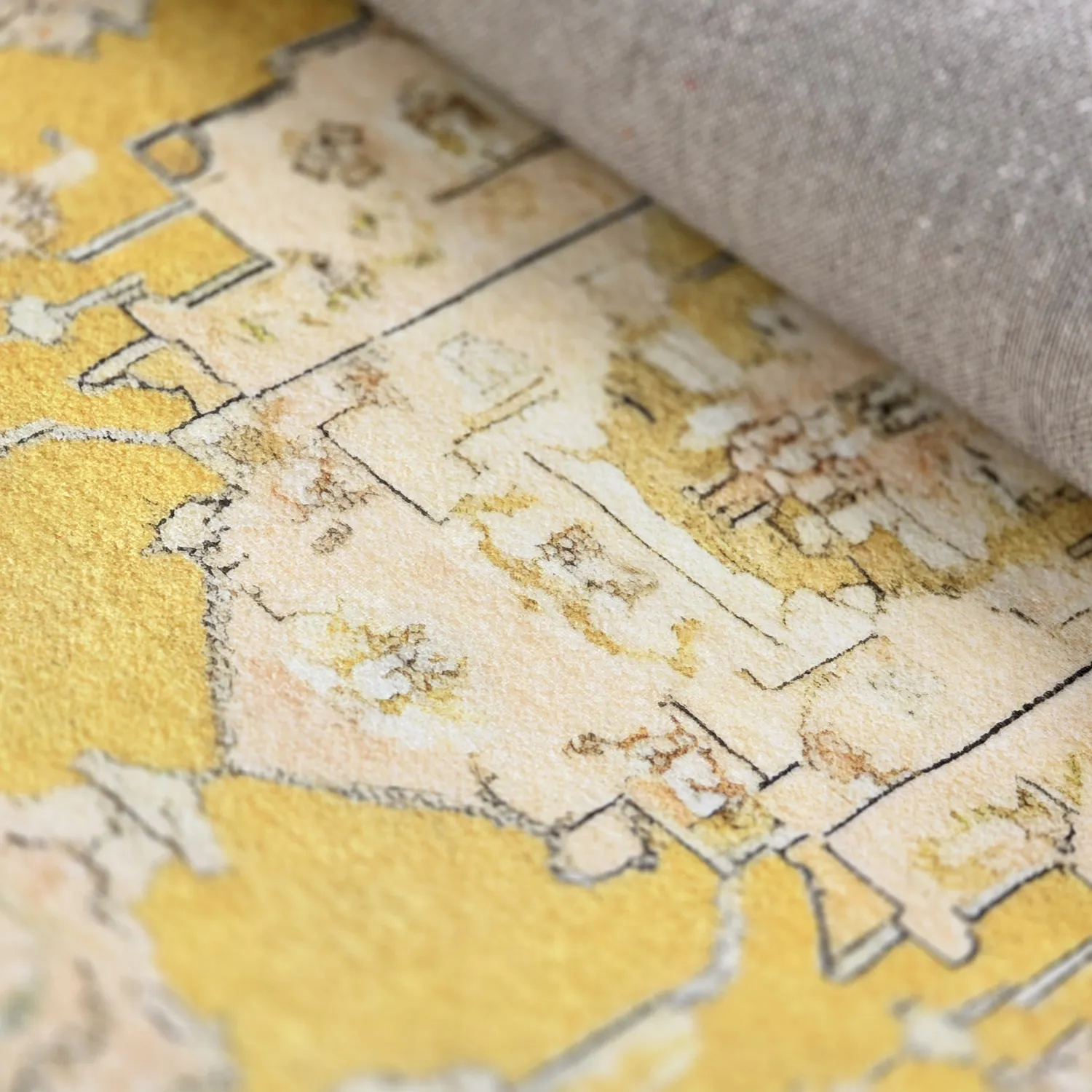Alfombra Wilton - Siwa (amarillo)