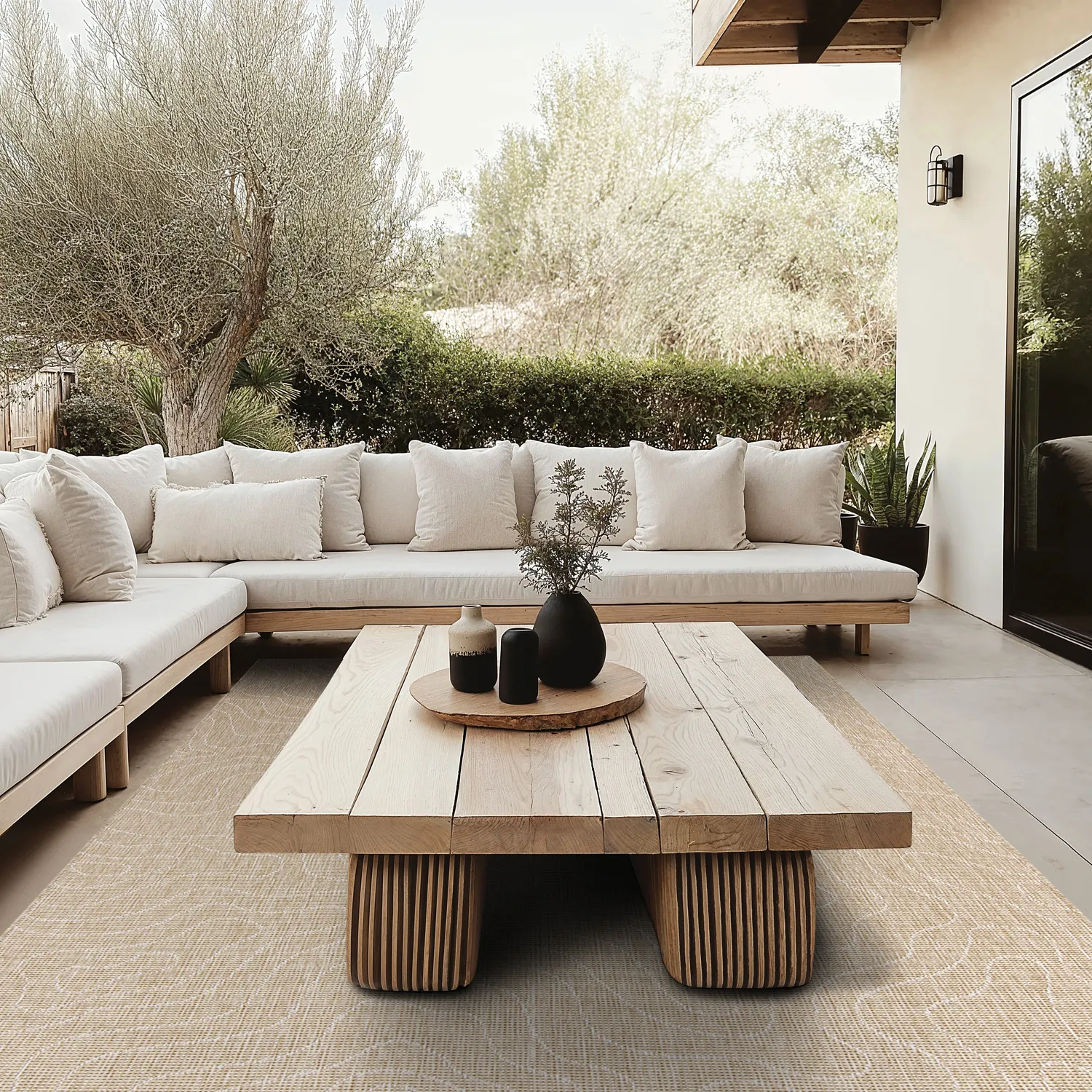Alfombras de Interior/Exterior - Thurman (beige)