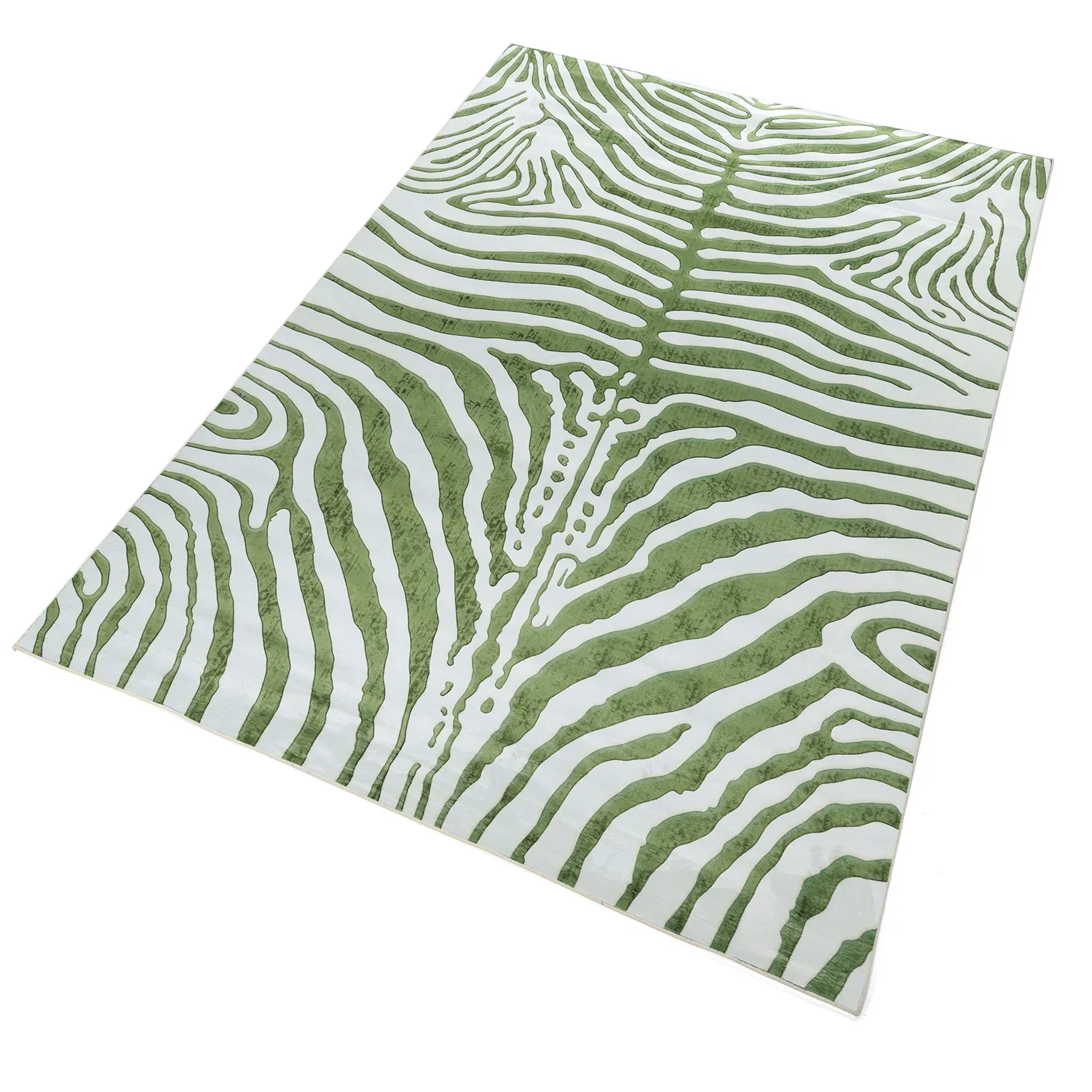 Alfombra Wilton - Zebra (verde)