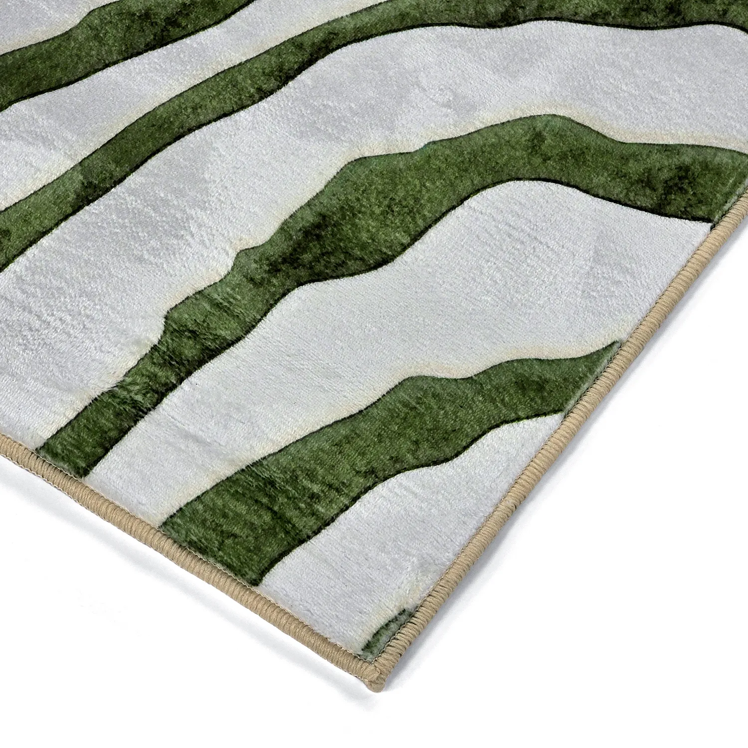 Alfombra Wilton - Zebra (verde)