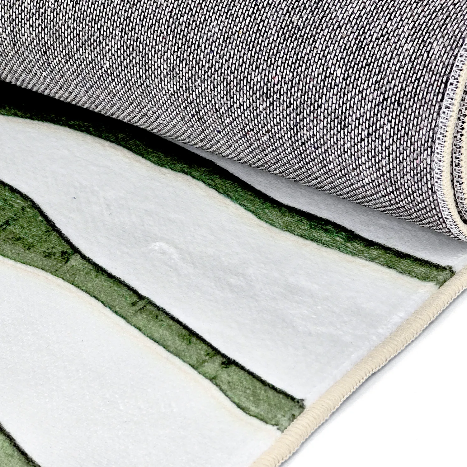 Alfombra Wilton - Zebra (verde)