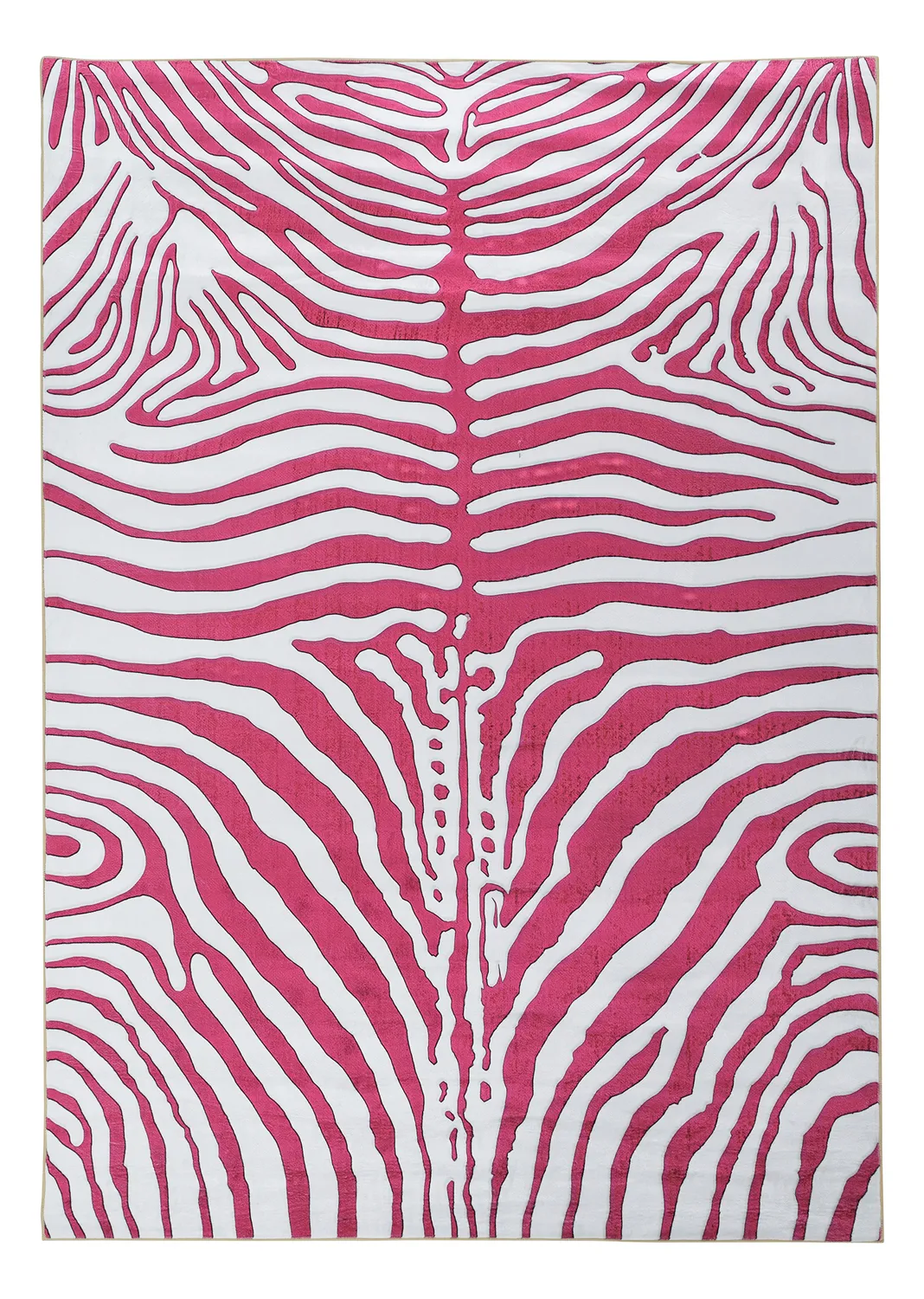 Alfombra Wilton - Zebra (rosa)