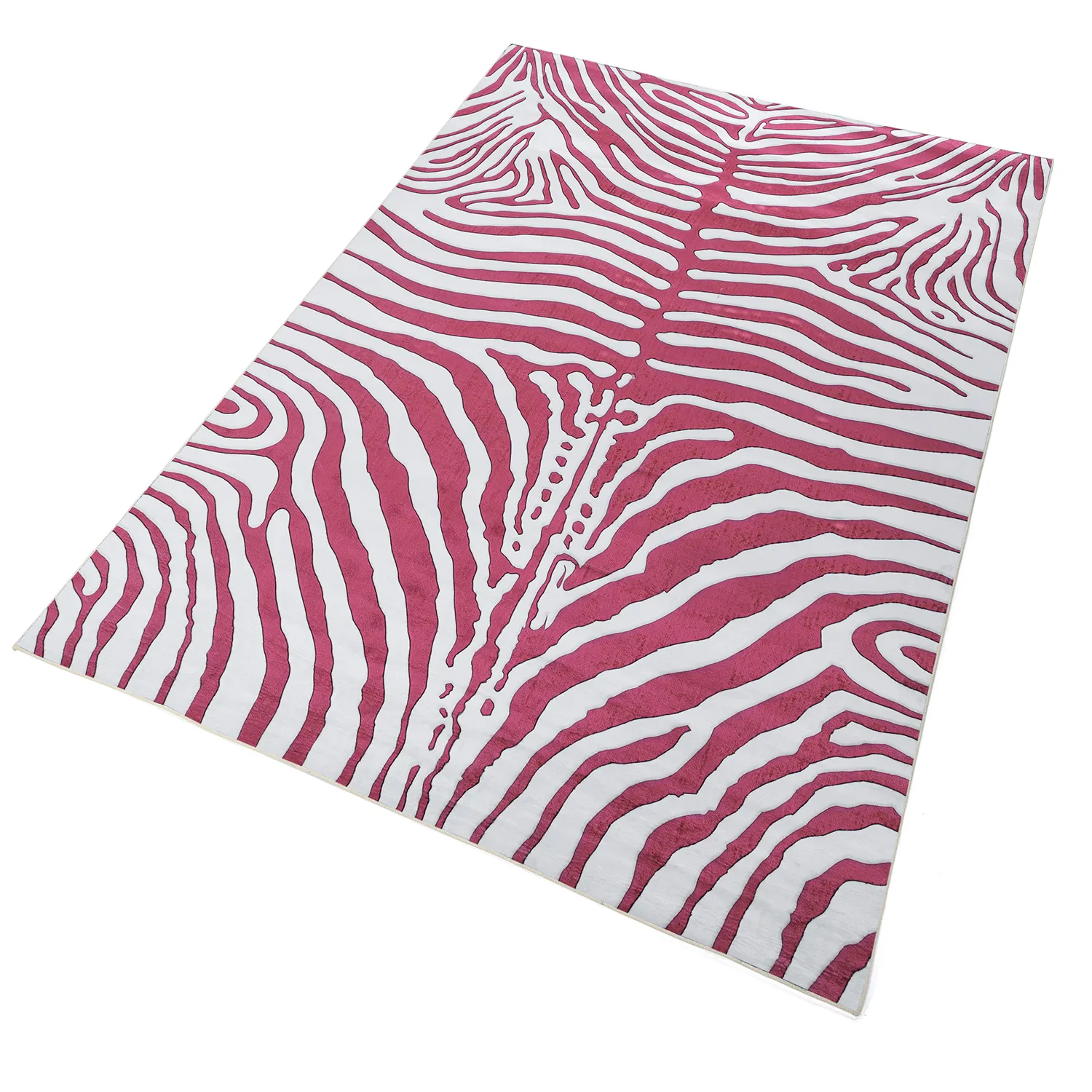 Alfombra Wilton - Zebra (rosa)