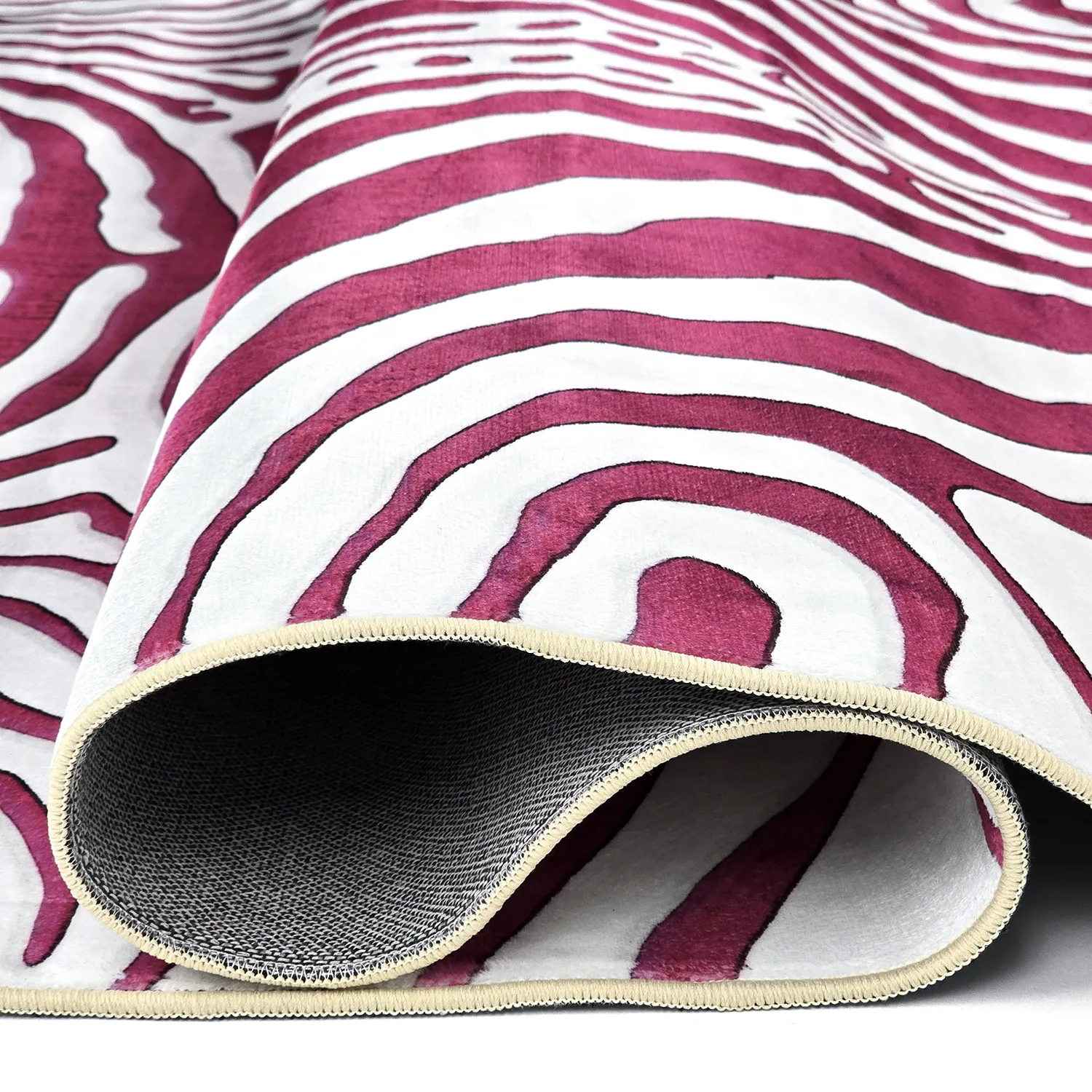 Alfombra Wilton - Zebra (rosa)
