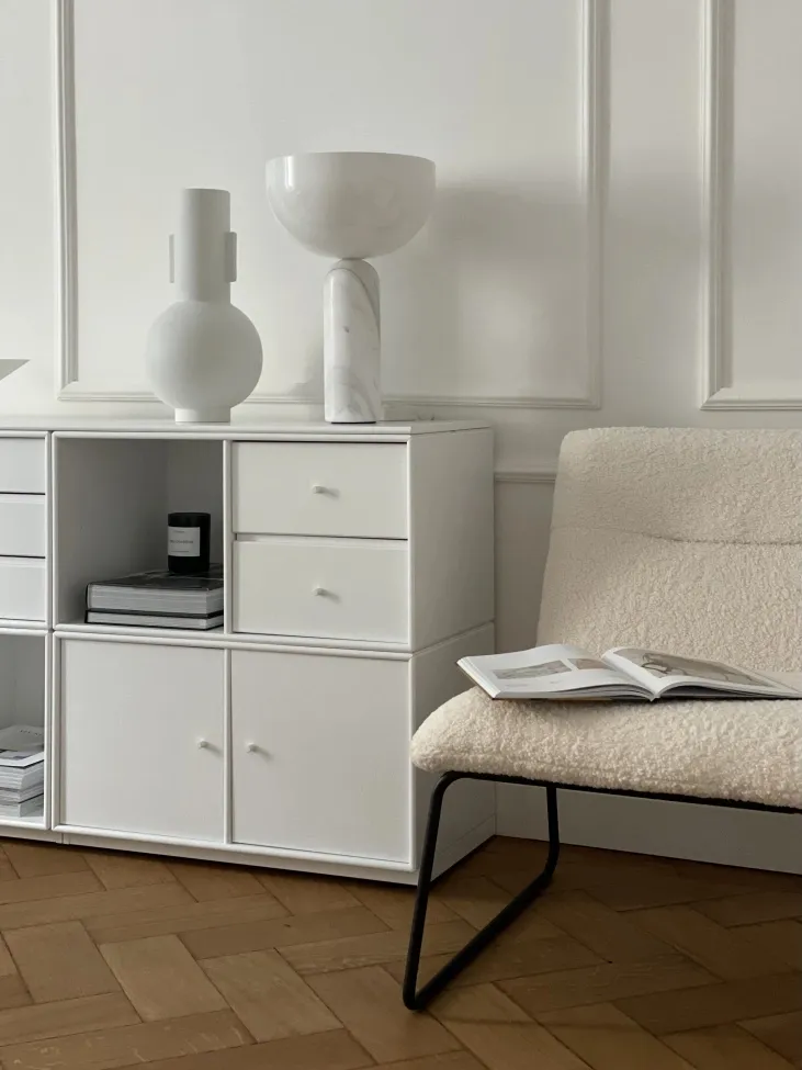 Sillón - Chelsea (blanco/teddy)