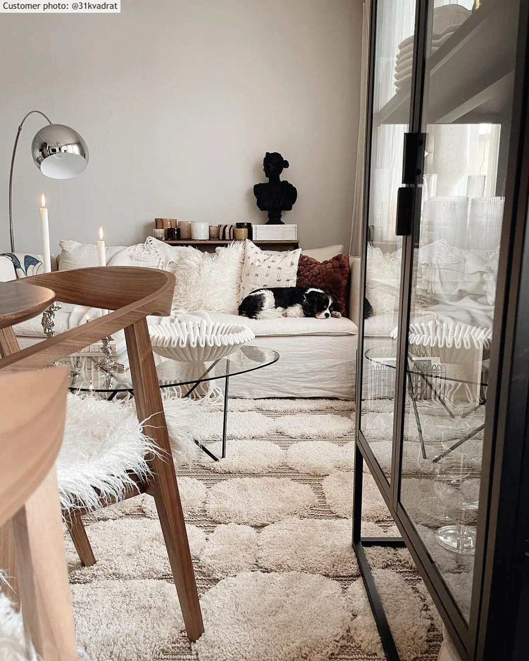 Alfombras de pelo largo - Fondi (beige)