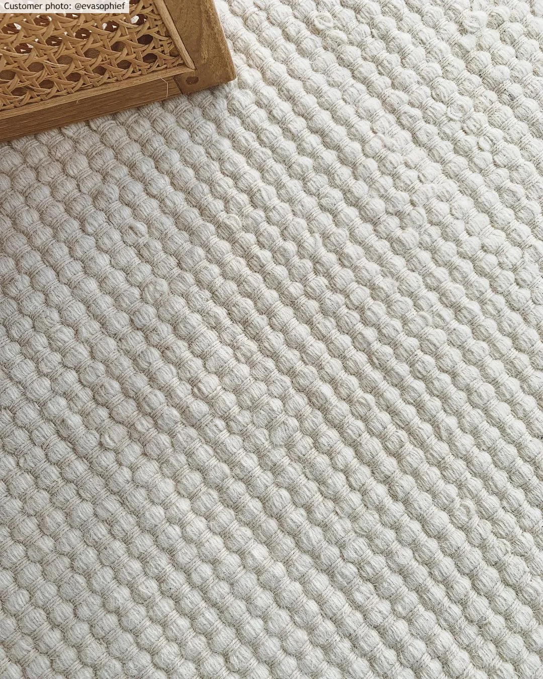 Alfombras redondeadas - Otago (blanco)