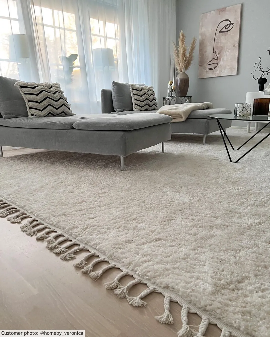 Alfombras de pelo largo - Cudillero (beige)
