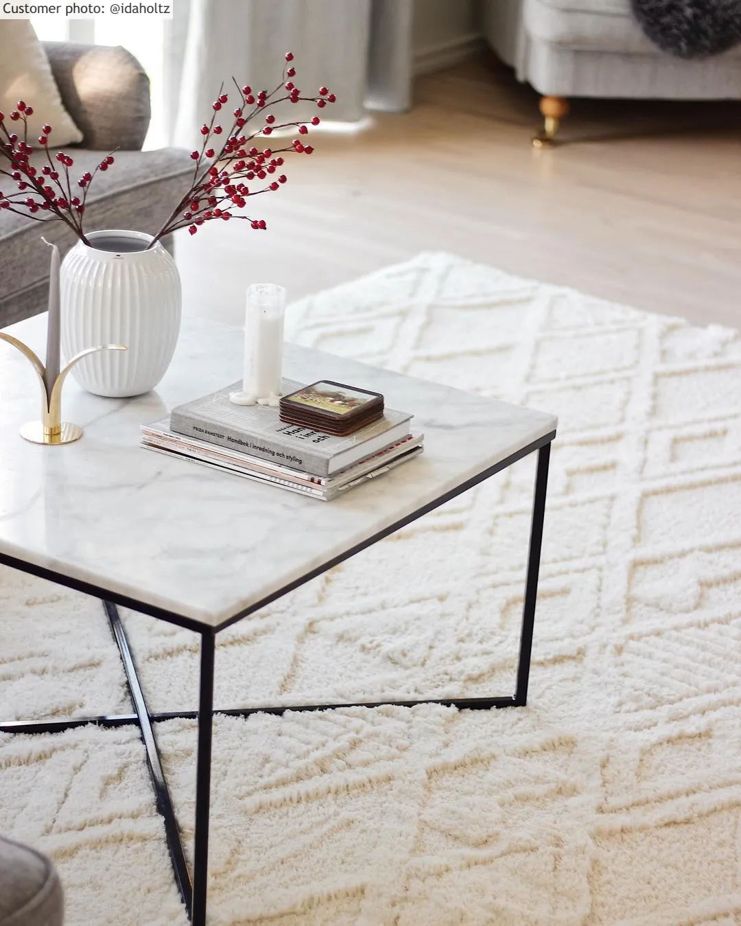Alfombras de pelo largo - Rostock (offwhite)