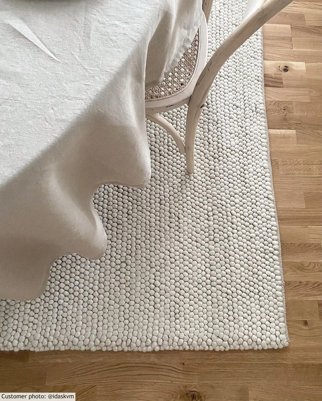 Alfombra de Lana - Avafors Wool Bubble (beige)