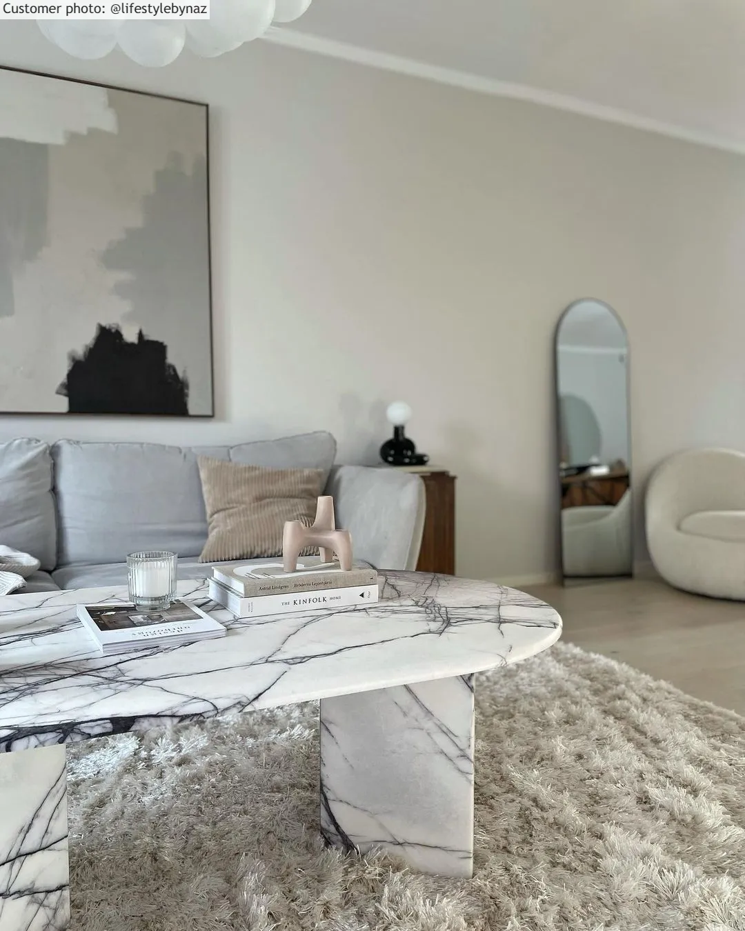 Alfombras de pelo largo - Janjira (offwhite)