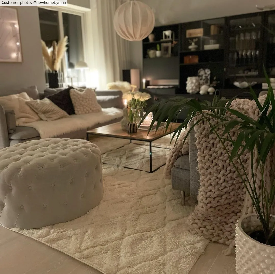 Alfombras de pelo largo - Everett (offwhite)