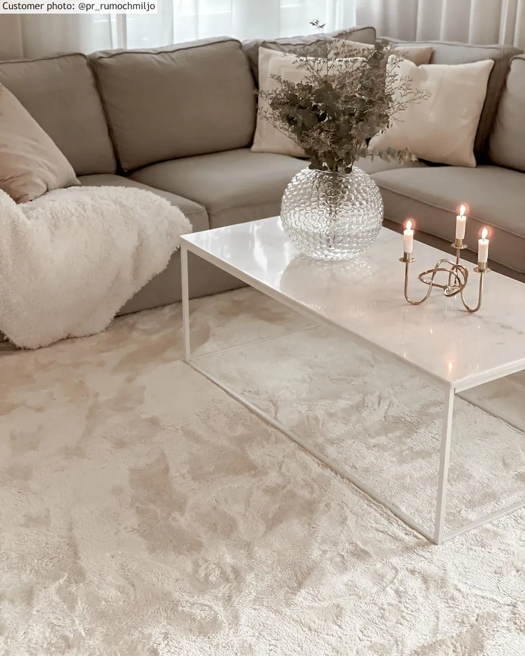 Alfombras de pelo largo - Aranga Super Soft Fur (beige)