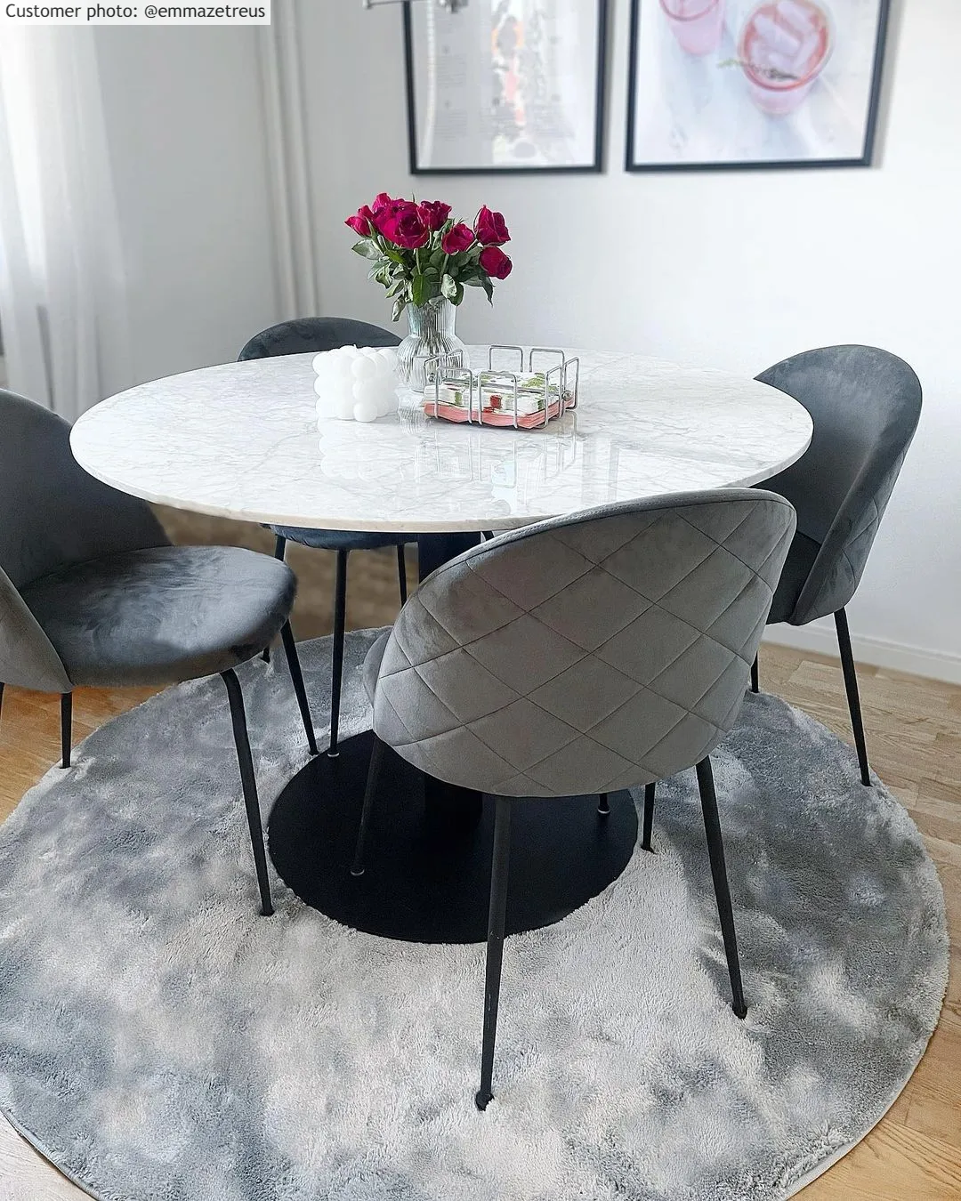 Alfombras redondeadas - Aranga Super Soft Fur (gris)