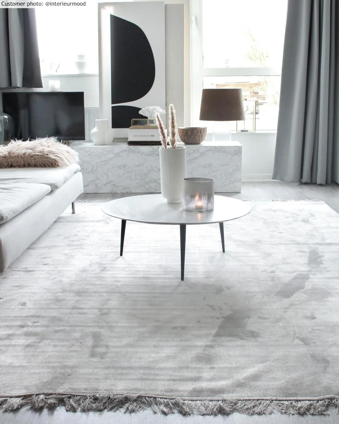 Alfombra Wilton - Art Silk (gris)