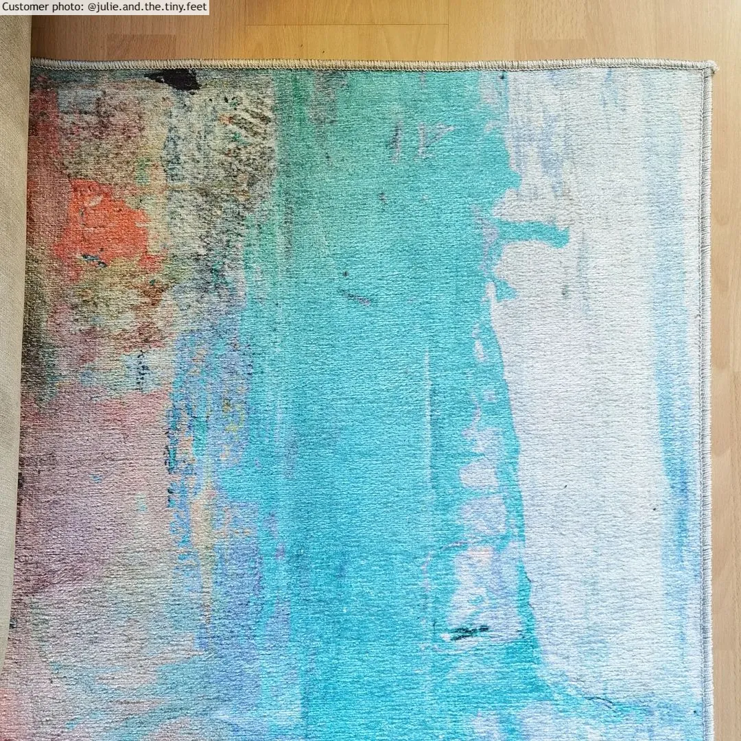 Alfombra Wilton - Andali (gris/rojo/multi)