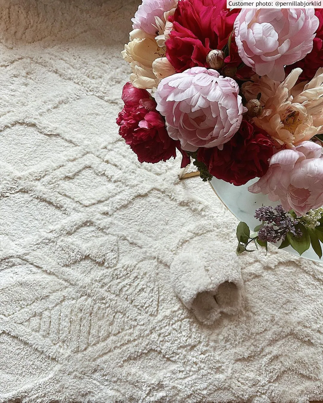 Alfombras de pelo largo - Rostock (offwhite)