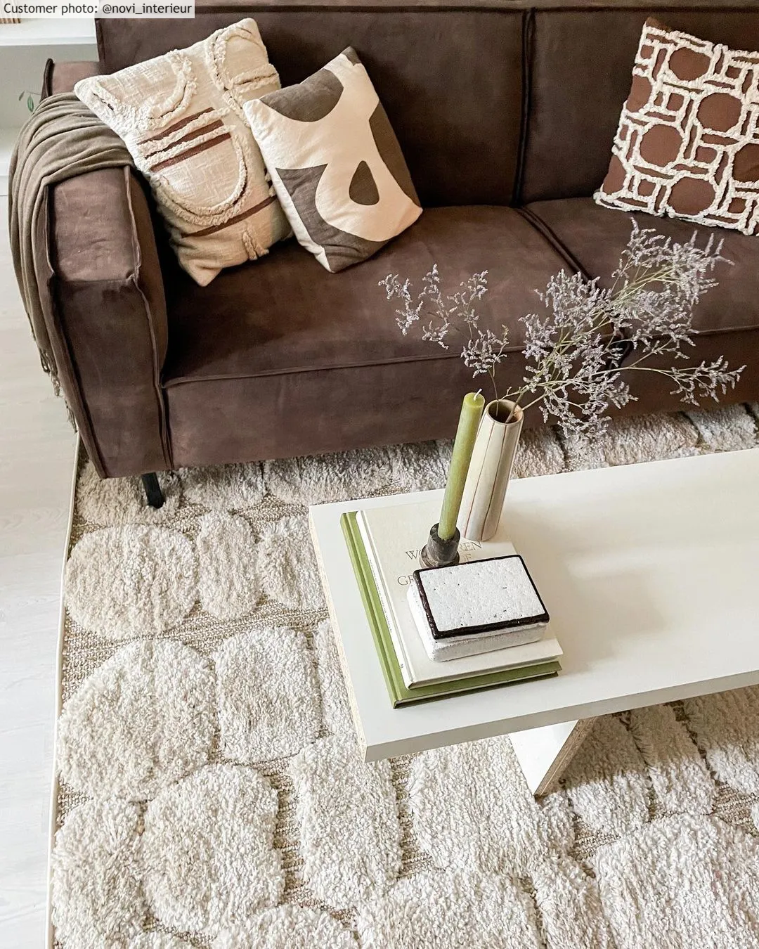 Alfombras de pelo largo - Fondi (beige)