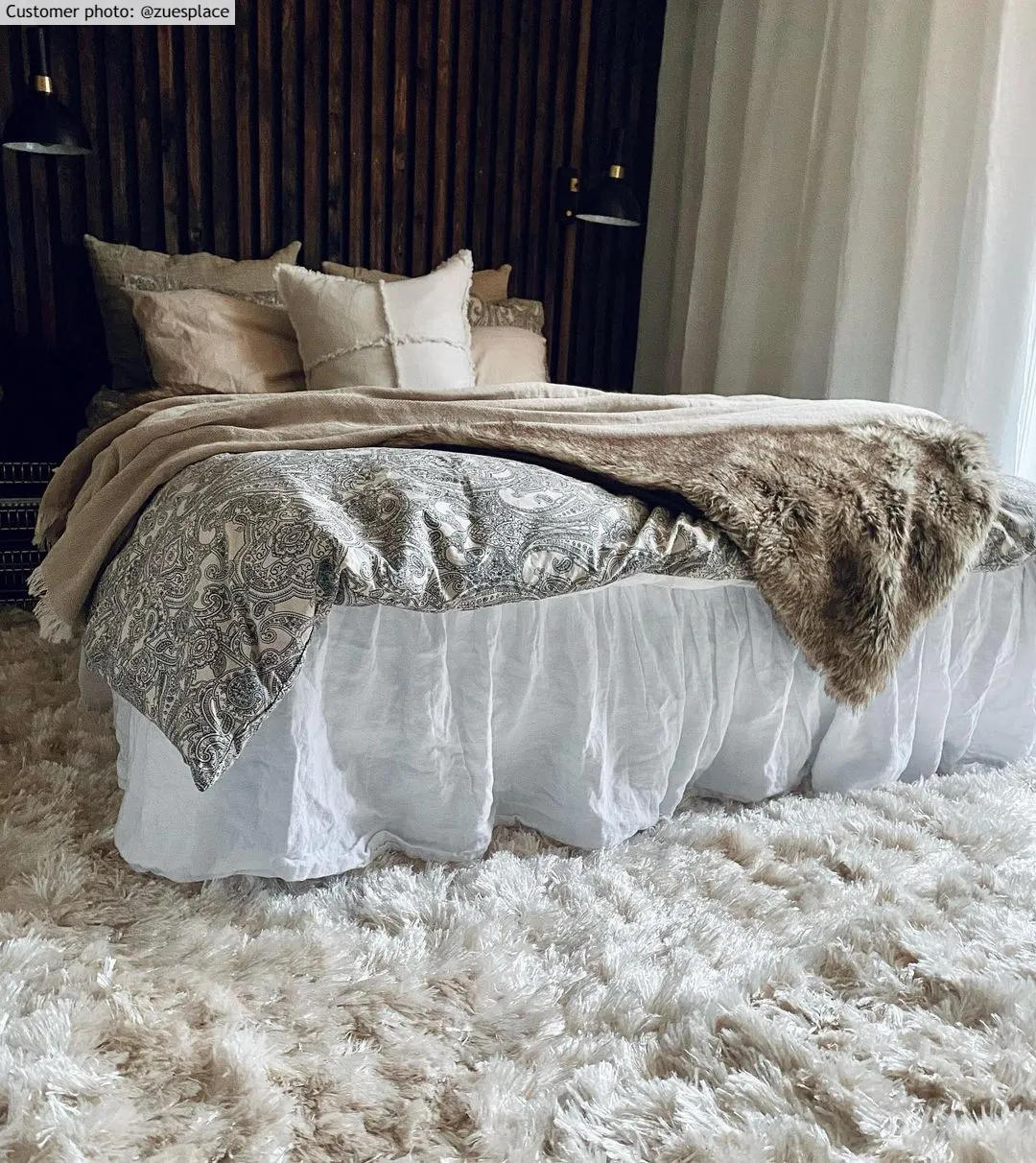 Alfombras de pelo largo - Janjira (offwhite)