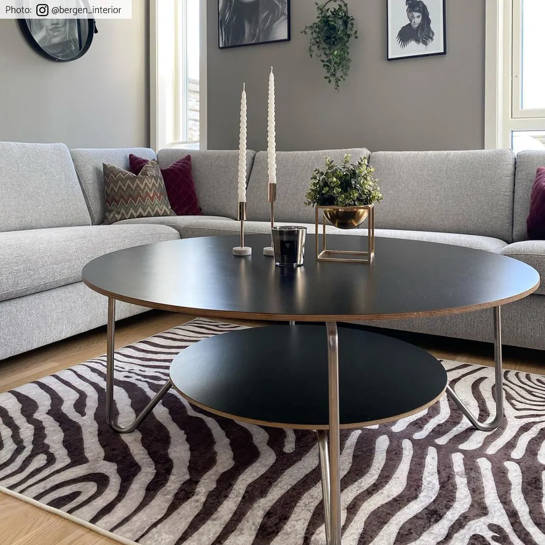 Alfombra Wilton - Zebra (blanco/negro)