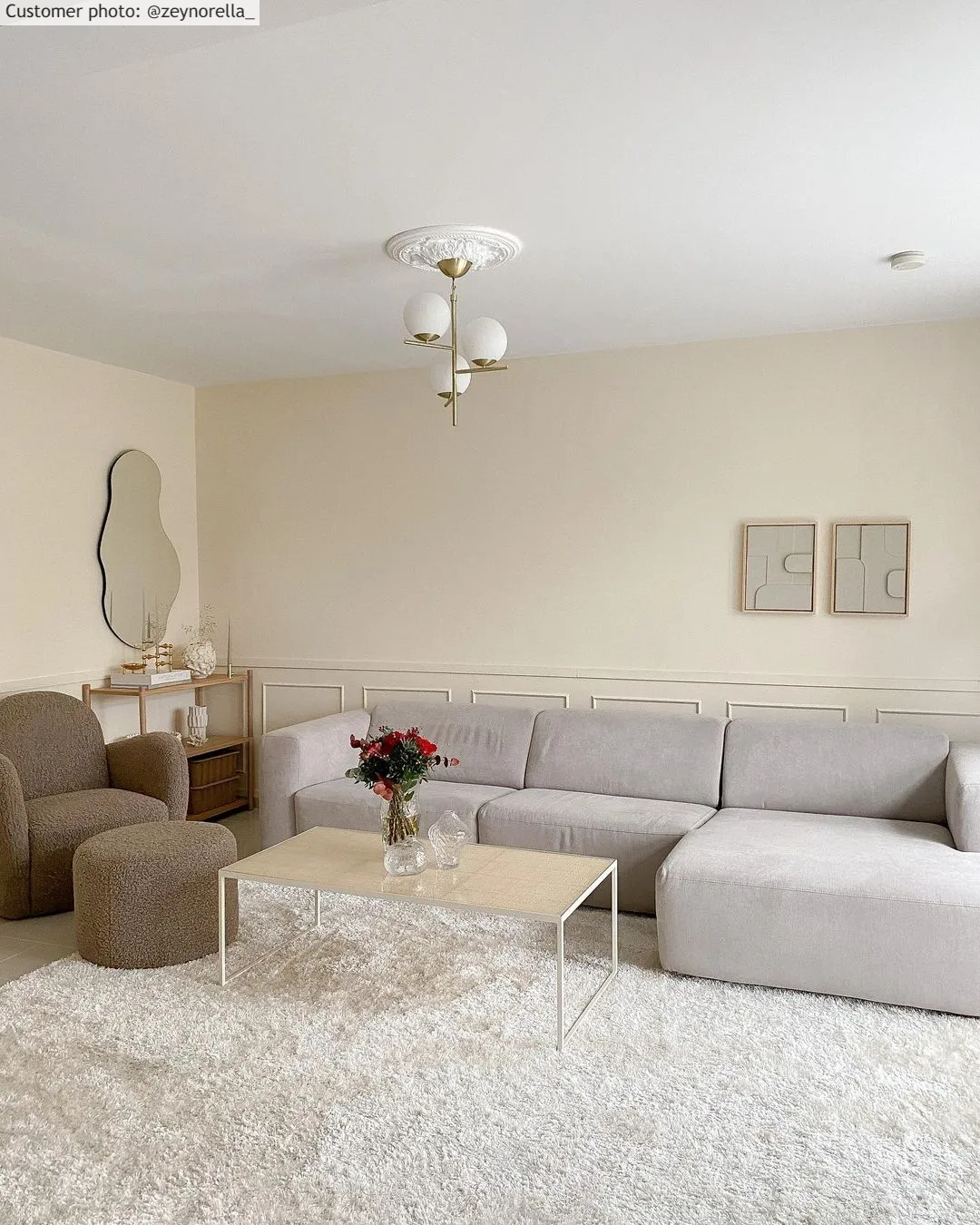 Alfombras de pelo largo - Cosy (beige)